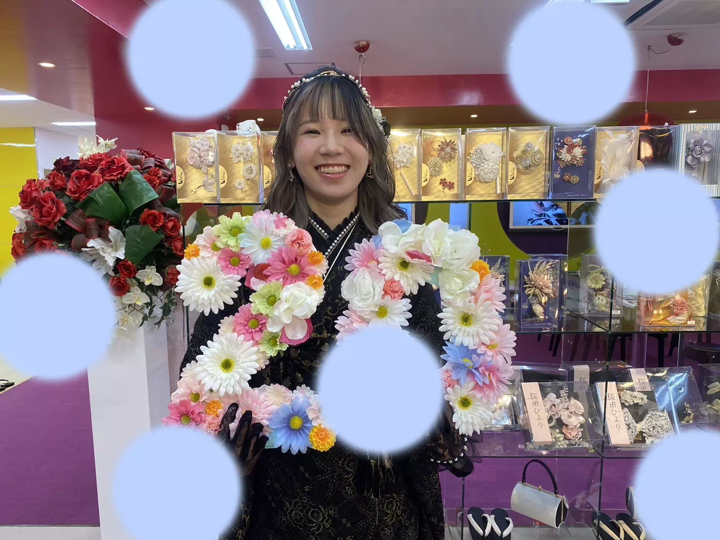 TAKAZEN神戸店　前撮り撮影会　イマドキ　カワイイ　コディネート　振袖　レンタル　袴　