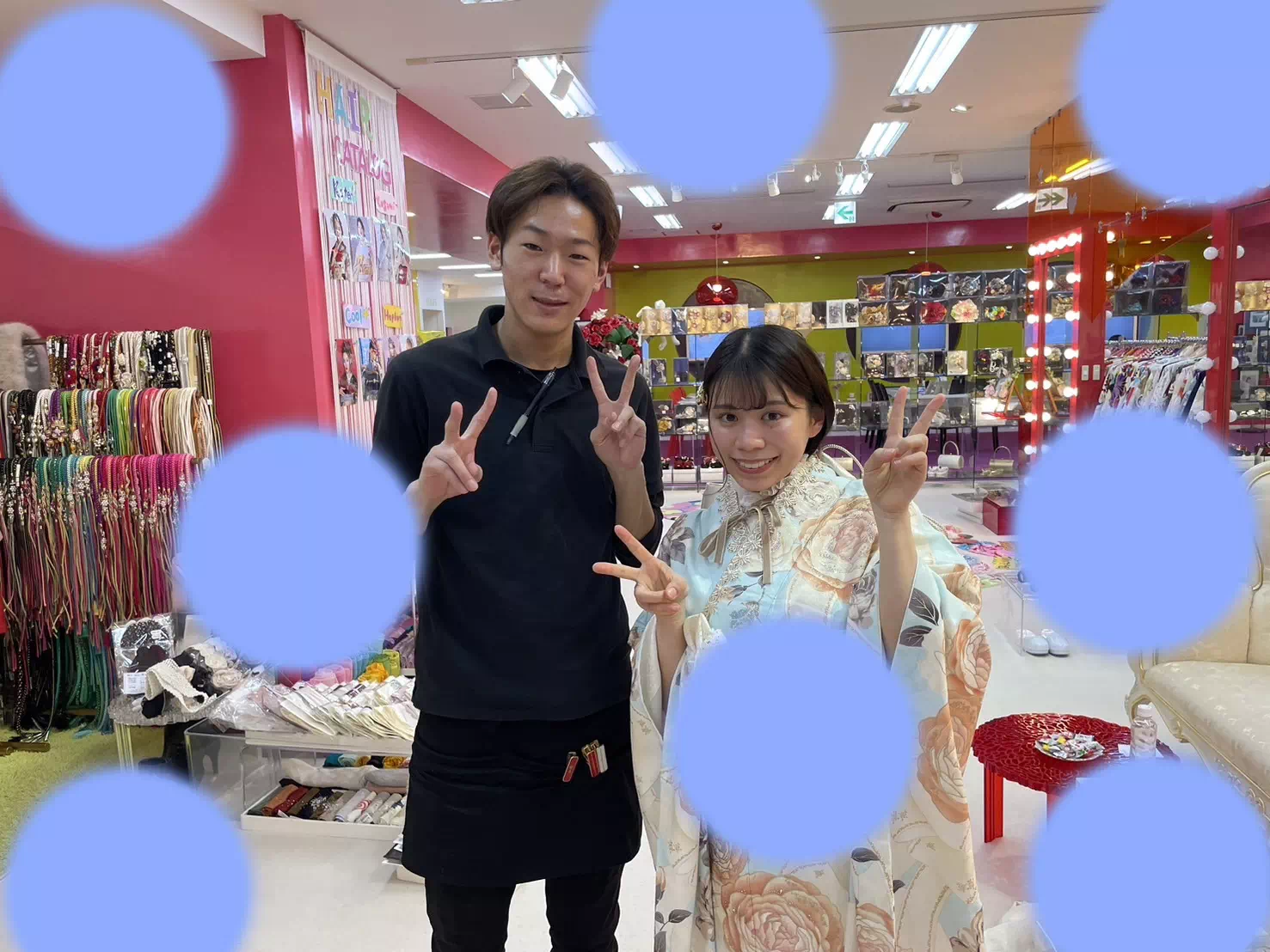 TAKAZEN神戸店　　成人式　振袖　レンタル　前撮り撮影会　イマドキ　カワイイ　コディネート　ヘップバーン