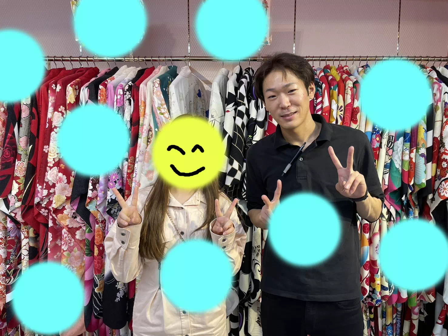 TAKAZEN神戸店　前撮り撮影会　イマドキ　カワイイ　コディネート　振袖　レンタル　袴　