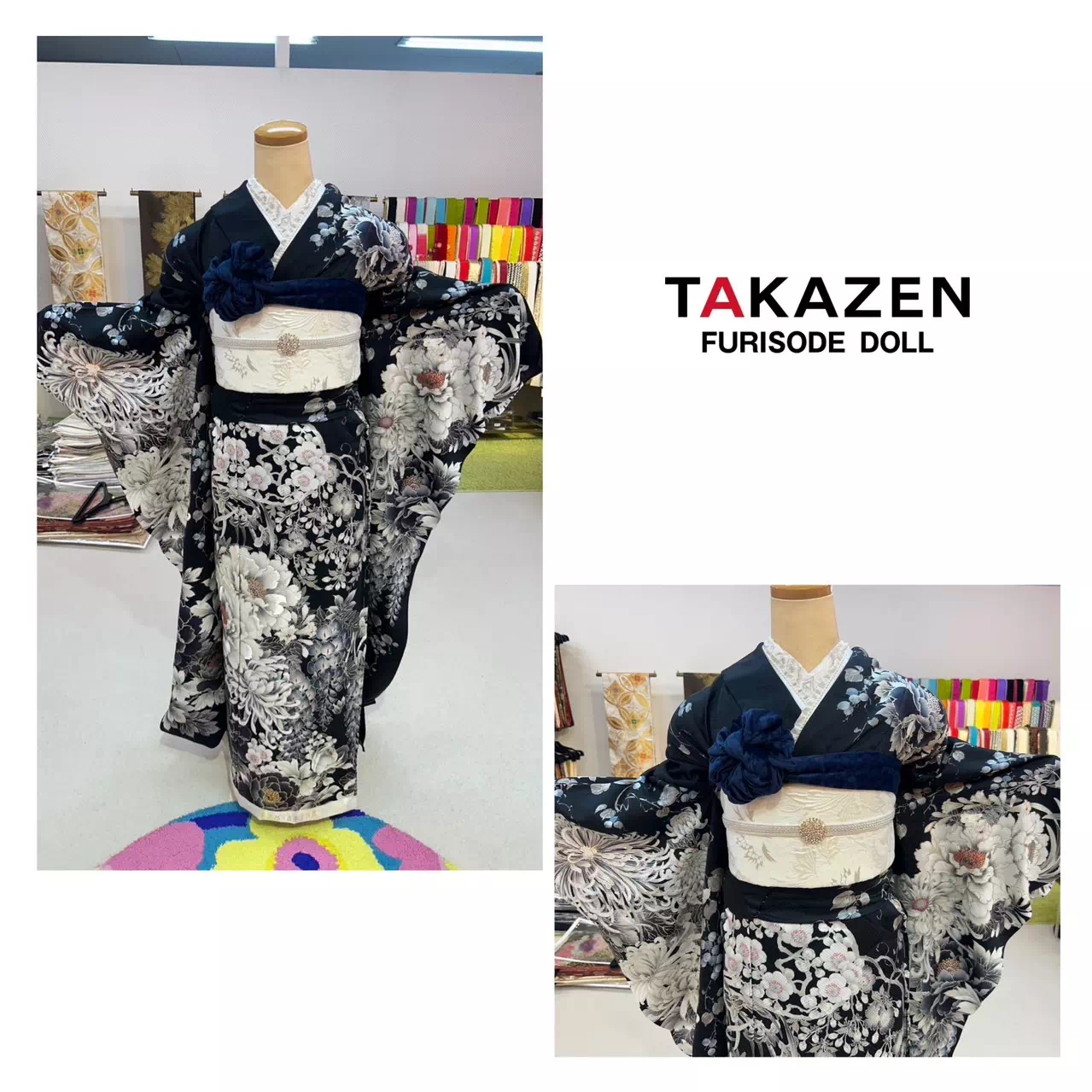 TAKAZEN神戸店　前撮り撮影会　イマドキ　カワイイ　コディネート　振袖　レンタル　袴　