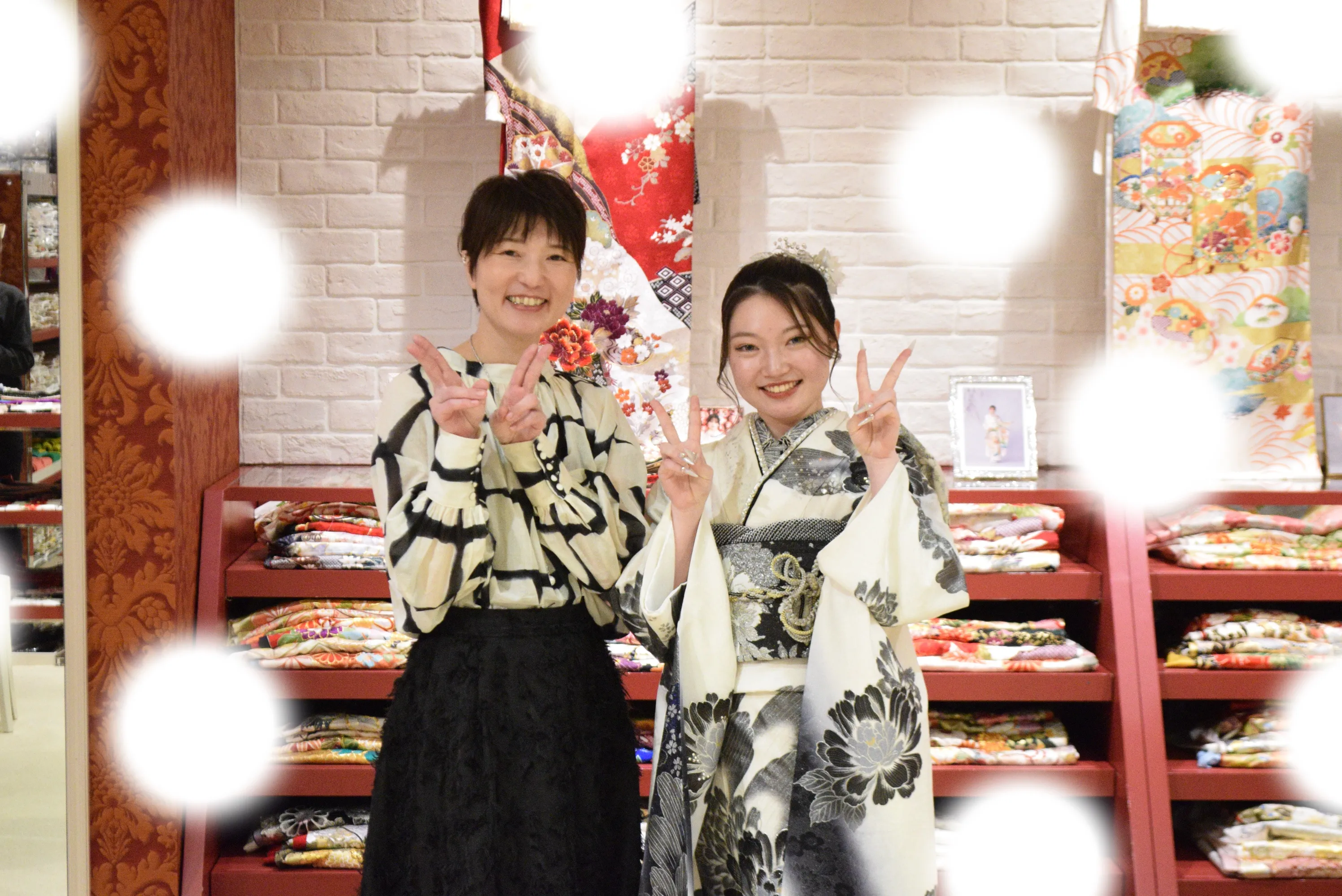 成人式　前撮り　梅田　袴　くすみカラー　かわいい　イマドキ　淡色　古典　タカゼン　撮影