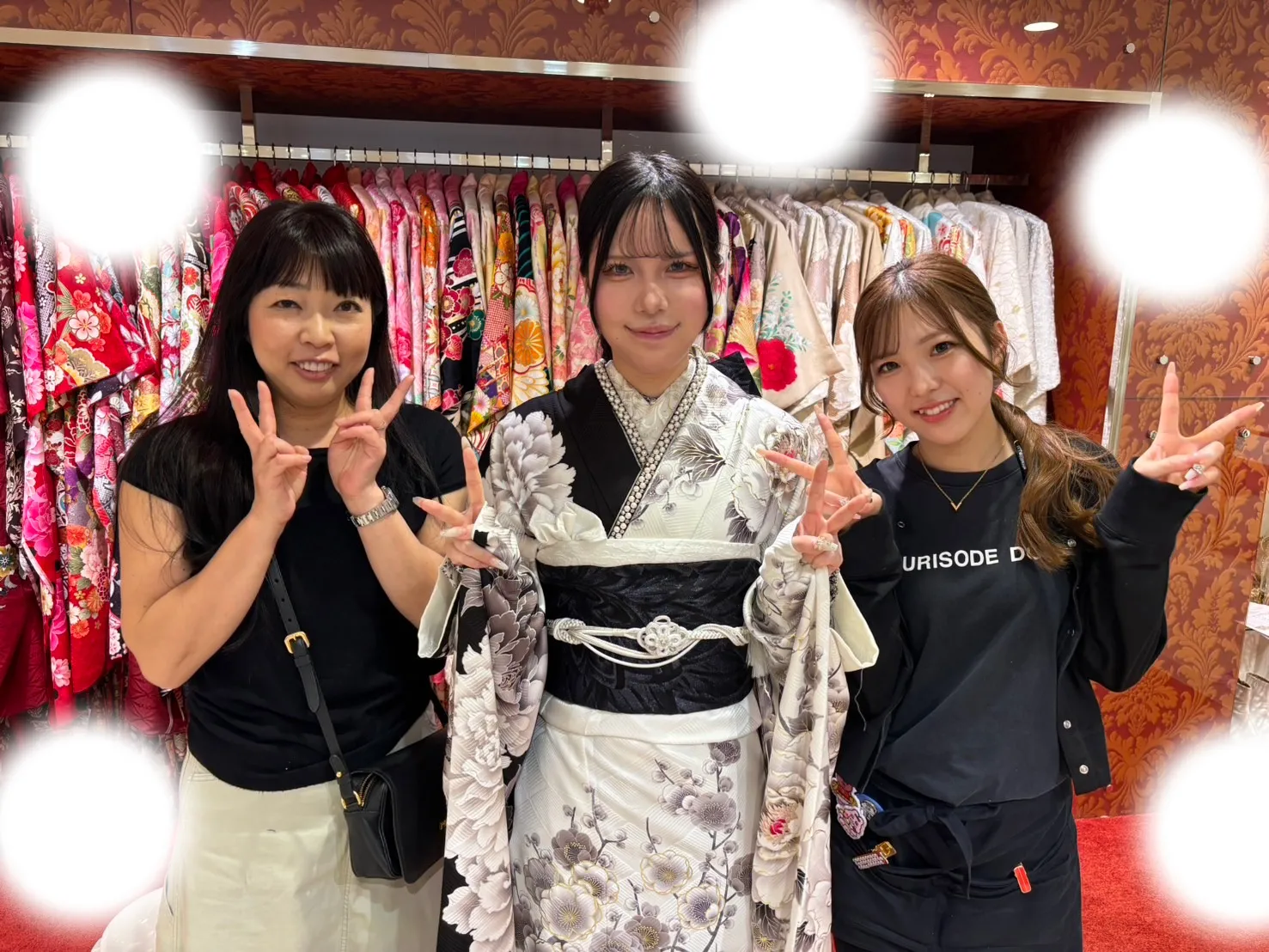 成人式　前撮り　梅田　袴　くすみカラー　かわいい　イマドキ　淡色　古典　タカゼン　撮影