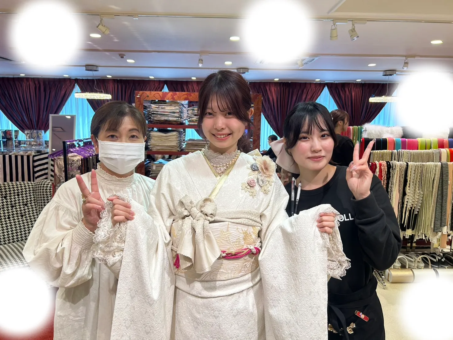 成人式　前撮り　梅田　袴　くすみカラー　かわいい　イマドキ　淡色　古典　タカゼン　撮影