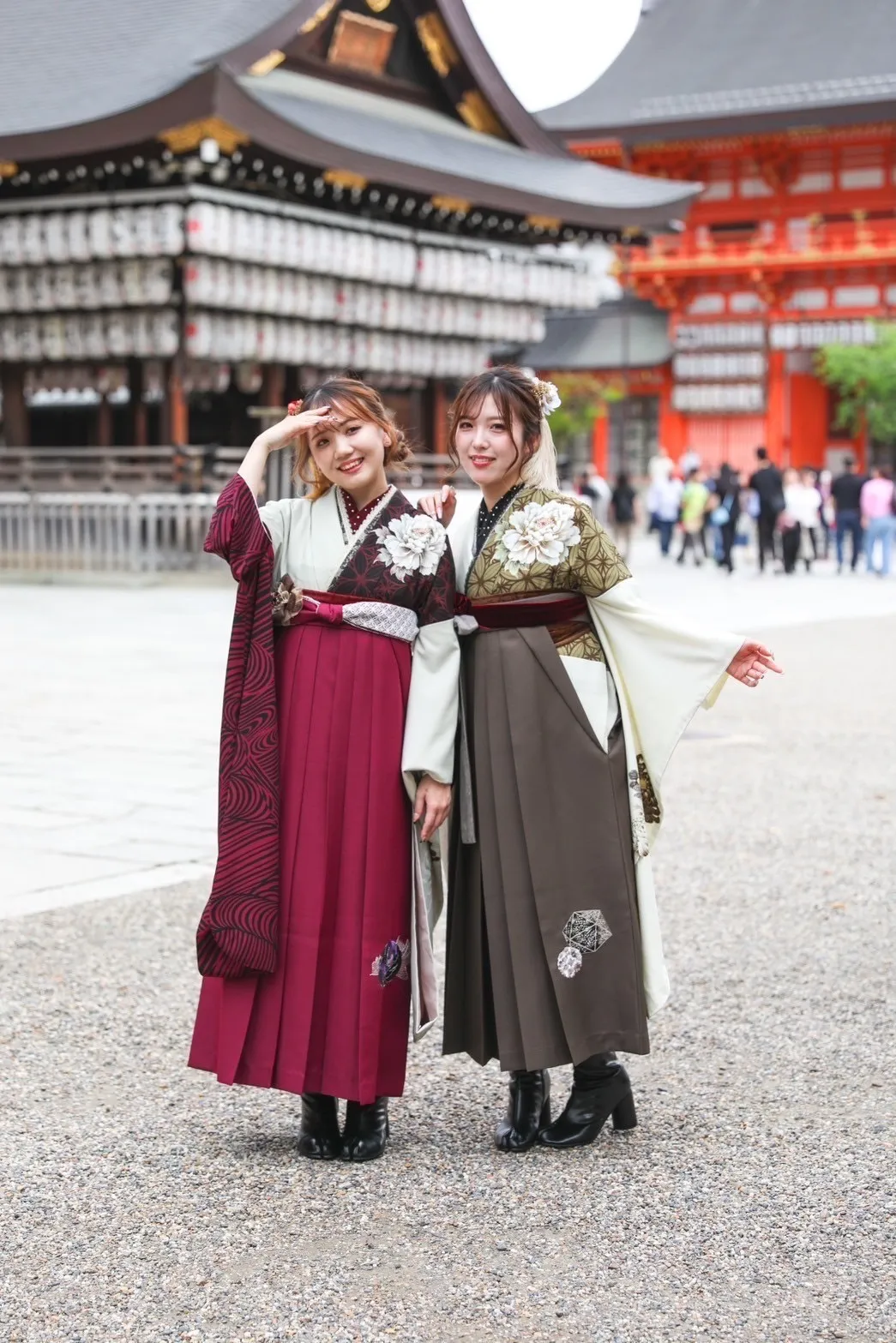 振袖レンタル　奈良　橿原　かわいい　おしゃれ　個性派　かわいい　かっこいい　くすみ　イマドキ　袴　かわいい袴