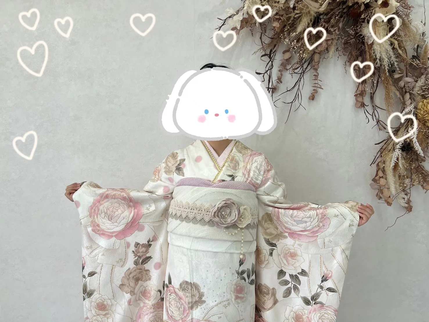 振袖　レンタル　前撮り　撮影会　可愛い　おしゃれ　かっこいい　イマドキ　くすみ