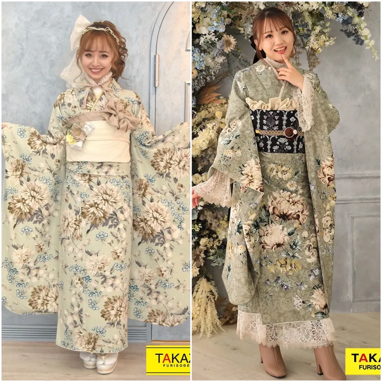 振袖レンタル　奈良　橿原　かわいい　おしゃれ　個性派　かわいい　かっこいい　くすみ　イマドキ　