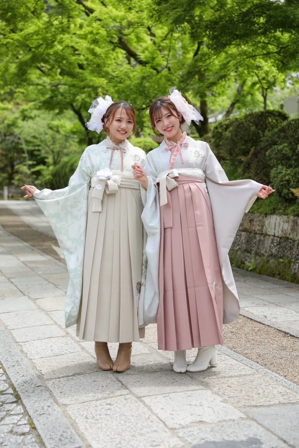 振袖レンタル　奈良　橿原　かわいい　おしゃれ　個性派　かわいい　かっこいい　くすみ　イマドキ　袴　かわいい袴