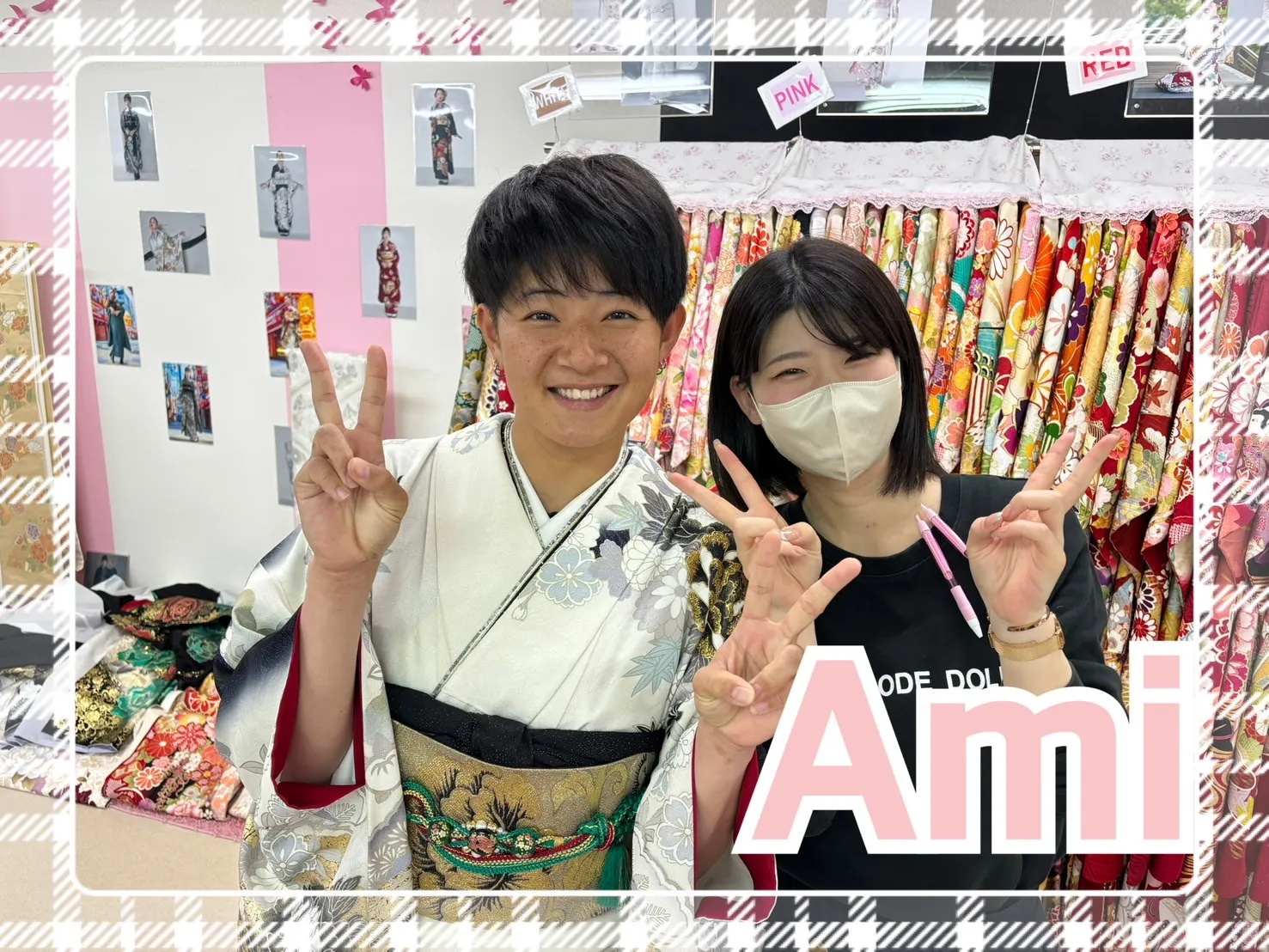 振袖　レンタル　奈良　粋古典　白/グレー/金　牡丹柄　シック　白地　渋い振袖　大人っぽい　花魁風　かっこいい　煌びやか
