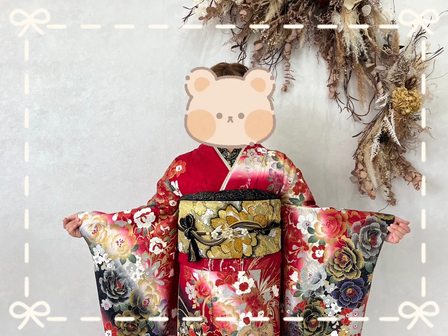 振袖　レンタル　前撮り　撮影会　可愛い　おしゃれ　かっこいい　イマドキ　くすみ