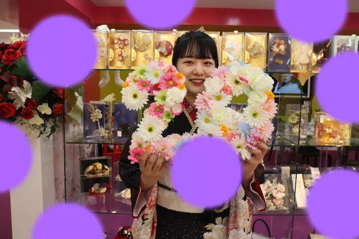 TAKAZEN神戸店　前撮り撮影会　イマドキ　カワイイ　コディネート　振袖　レンタル　袴　