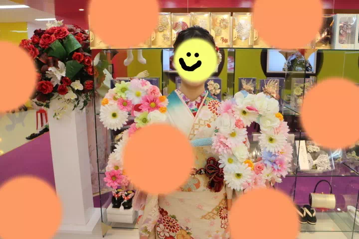 TAKAZEN神戸店　前撮り撮影会　イマドキ　カワイイ　コディネート　振袖　レンタル　袴　