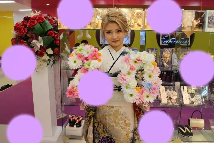 TAKAZEN神戸店　前撮り撮影会　イマドキ　カワイイ　コディネート　振袖　レンタル　袴　