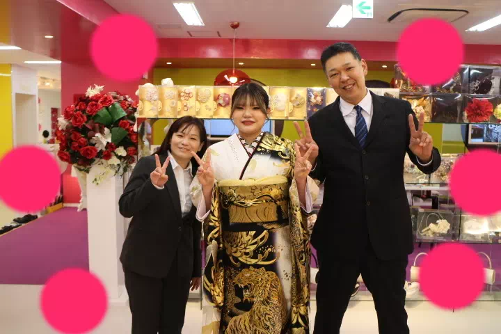 TAKAZEN神戸店　前撮り撮影会　イマドキ　カワイイ　コディネート　振袖　レンタル　袴　