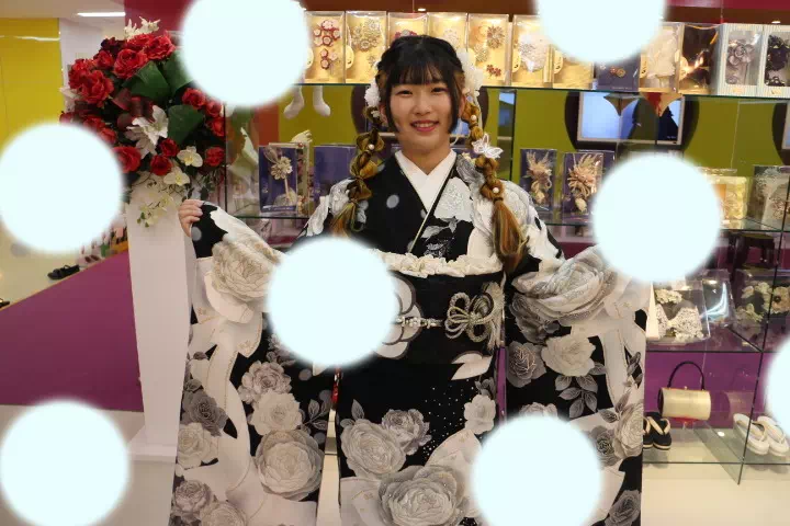 TAKAZEN神戸店　前撮り撮影会　イマドキ　カワイイ　コディネート　振袖　レンタル　袴　