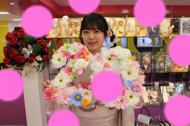 TAKAZEN神戸店　前撮り撮影会　イマドキ　カワイイ　コディネート　振袖　レンタル　袴　