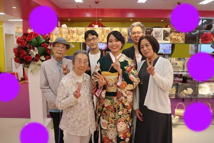 TAKAZEN神戸店　前撮り撮影会　イマドキ　カワイイ　コディネート　振袖　レンタル　袴　
