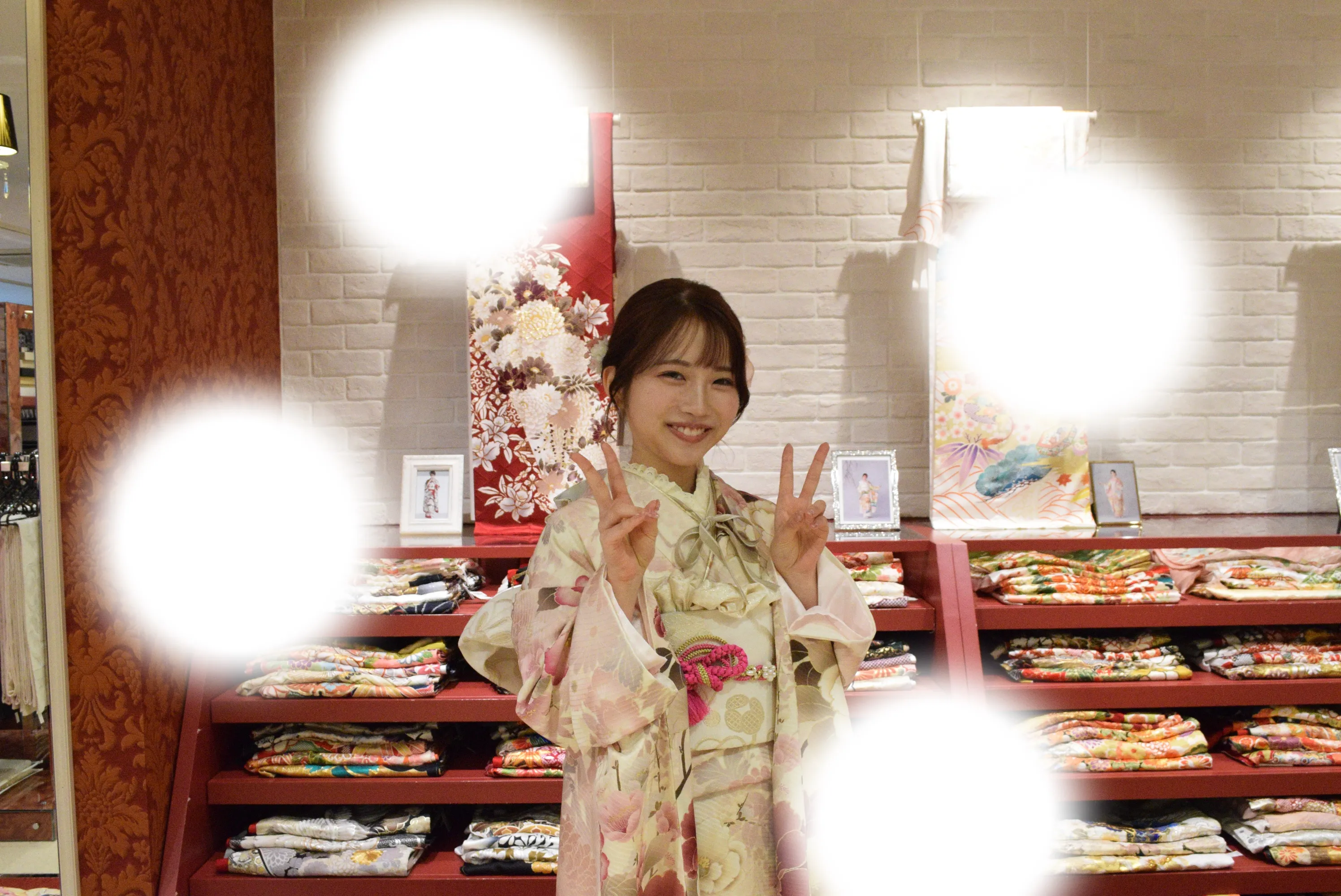 成人式　前撮り　梅田　袴　くすみカラー　かわいい　イマドキ　淡色　古典　タカゼン　撮影