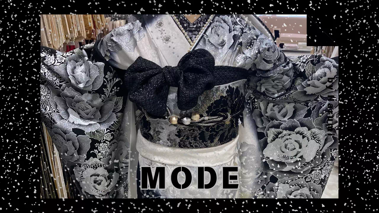 【TAKAZEN姫路店】♡10日　ギャルに大人気！女性らしいギラギラの薔薇柄が可愛いMODEのお振袖のご紹介です♡