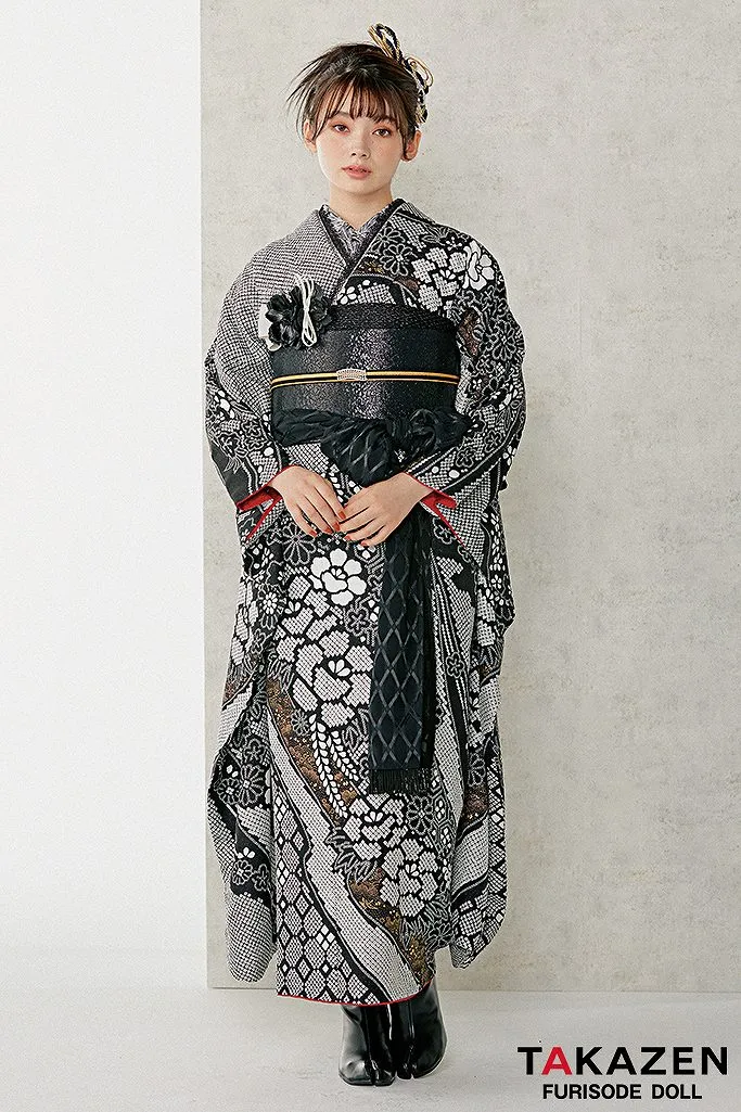 振袖　レンタル　可愛い　おしゃれ　かっこいい　イマドキ　くすみ　写真　妹割