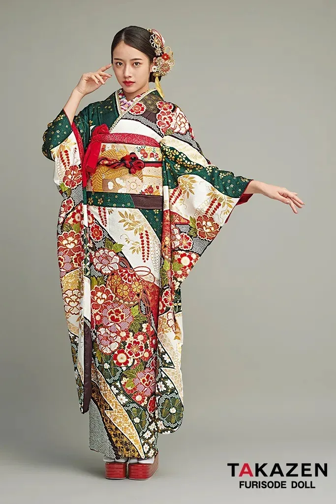 成人式　前撮り　梅田　袴　くすみカラー　かわいい　イマドキ　淡色　古典　タカゼン　撮影