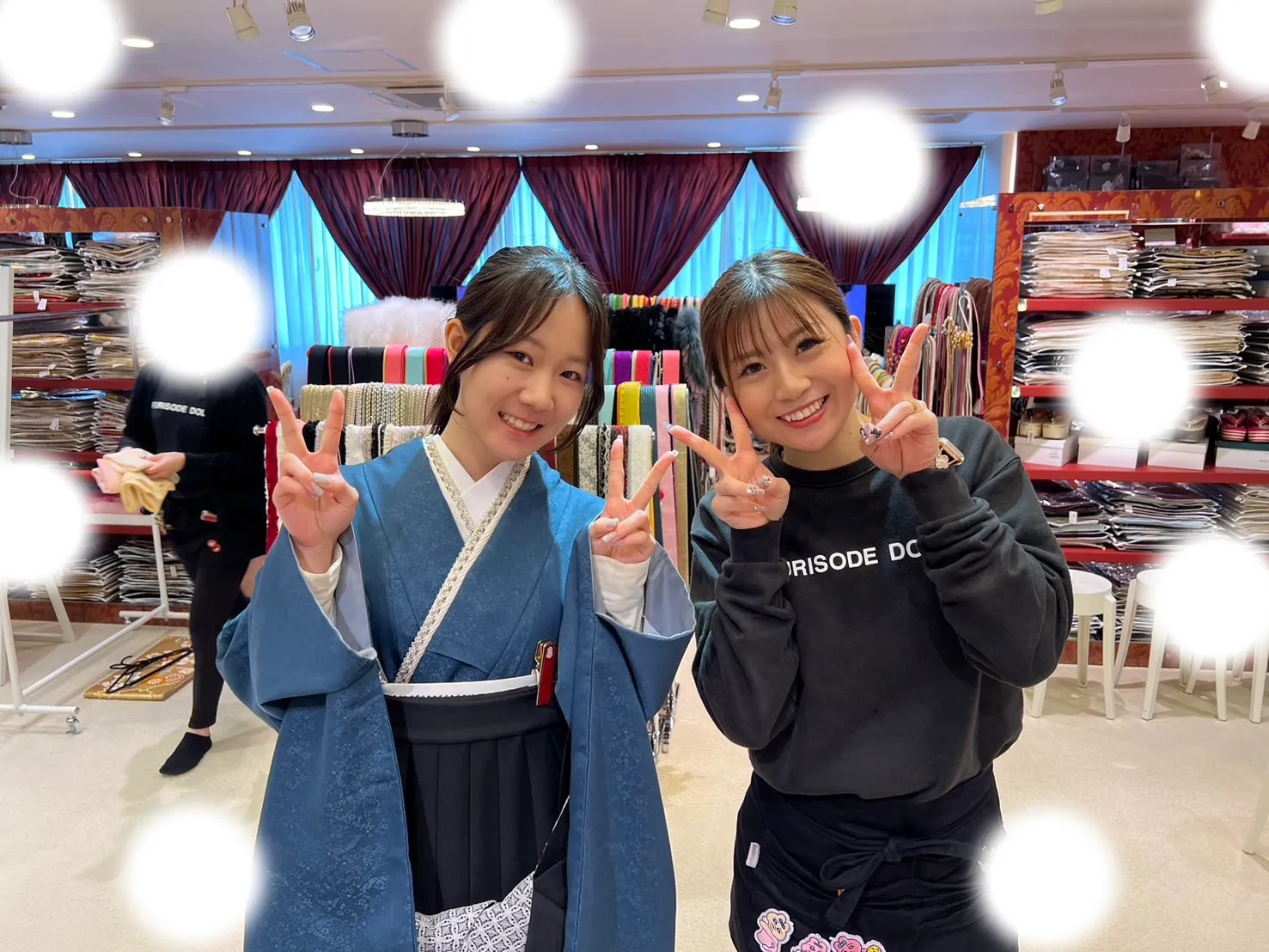 成人式　前撮り　梅田　袴　くすみカラー　かわいい　イマドキ　淡色　古典　タカゼン　撮影