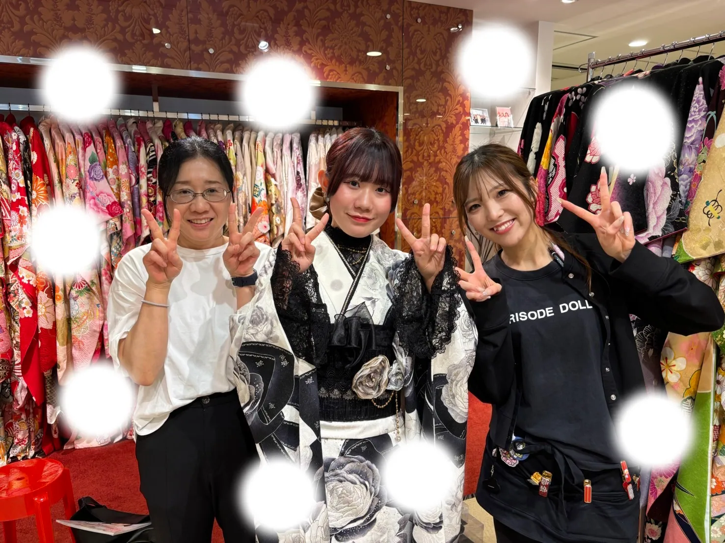 成人式　前撮り　梅田　袴　くすみカラー　かわいい　イマドキ　淡色　古典　タカゼン　撮影