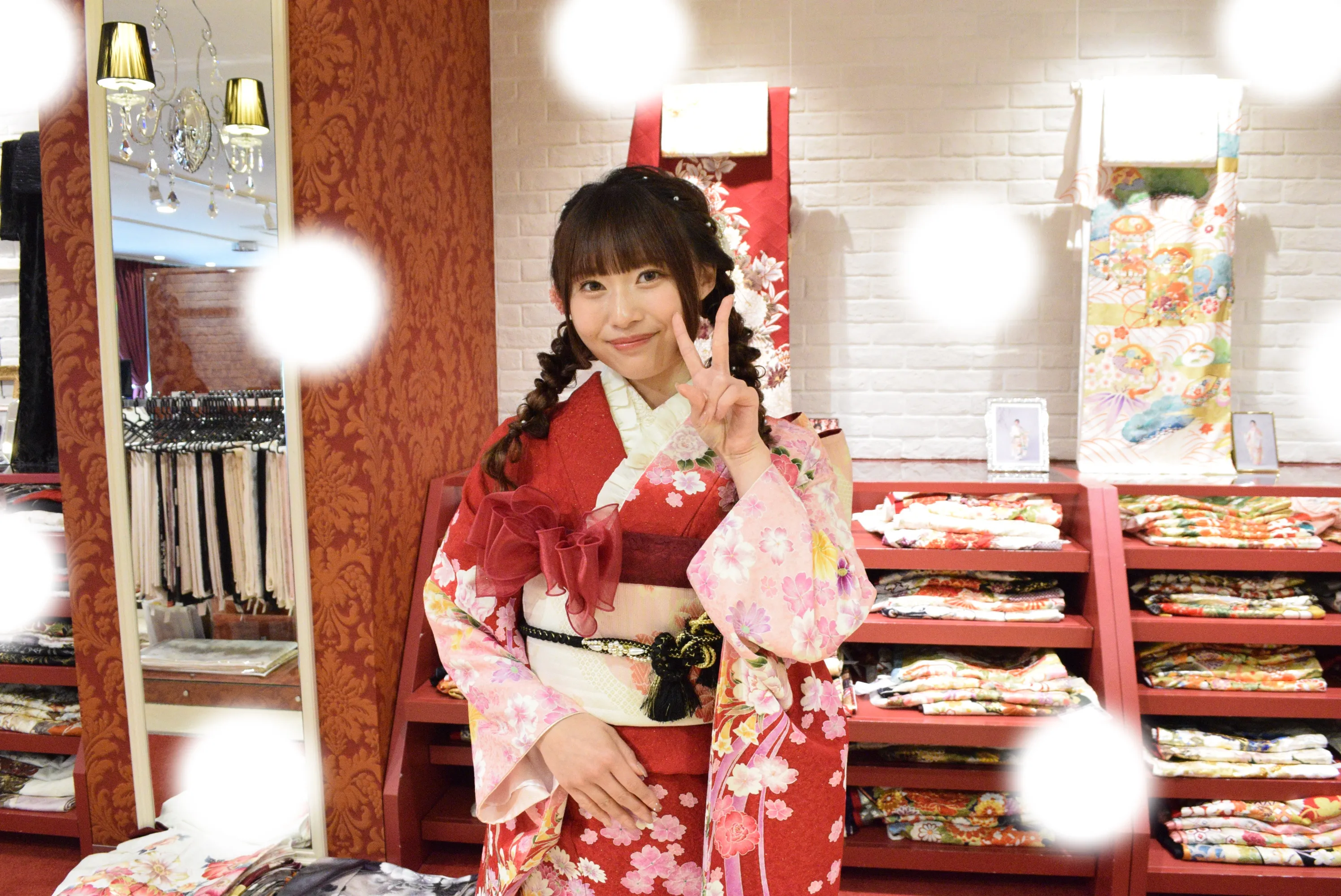 成人式　前撮り　梅田　袴　くすみカラー　かわいい　イマドキ　淡色　古典　タカゼン　撮影
