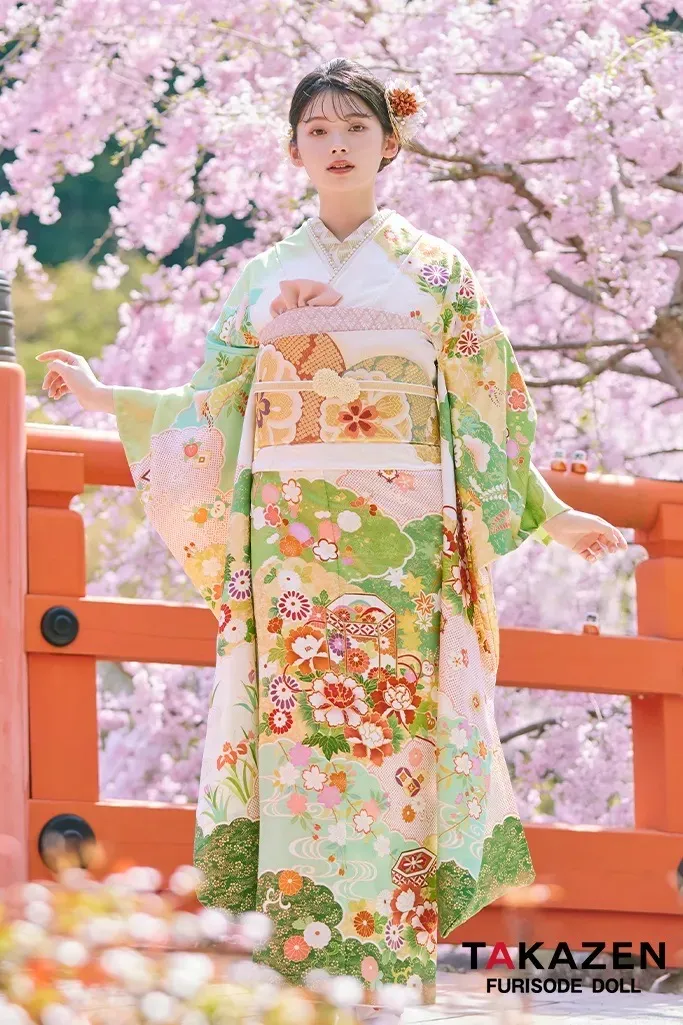 成人式　前撮り　梅田　袴　くすみカラー　かわいい　イマドキ　淡色　古典　タカゼン　撮影