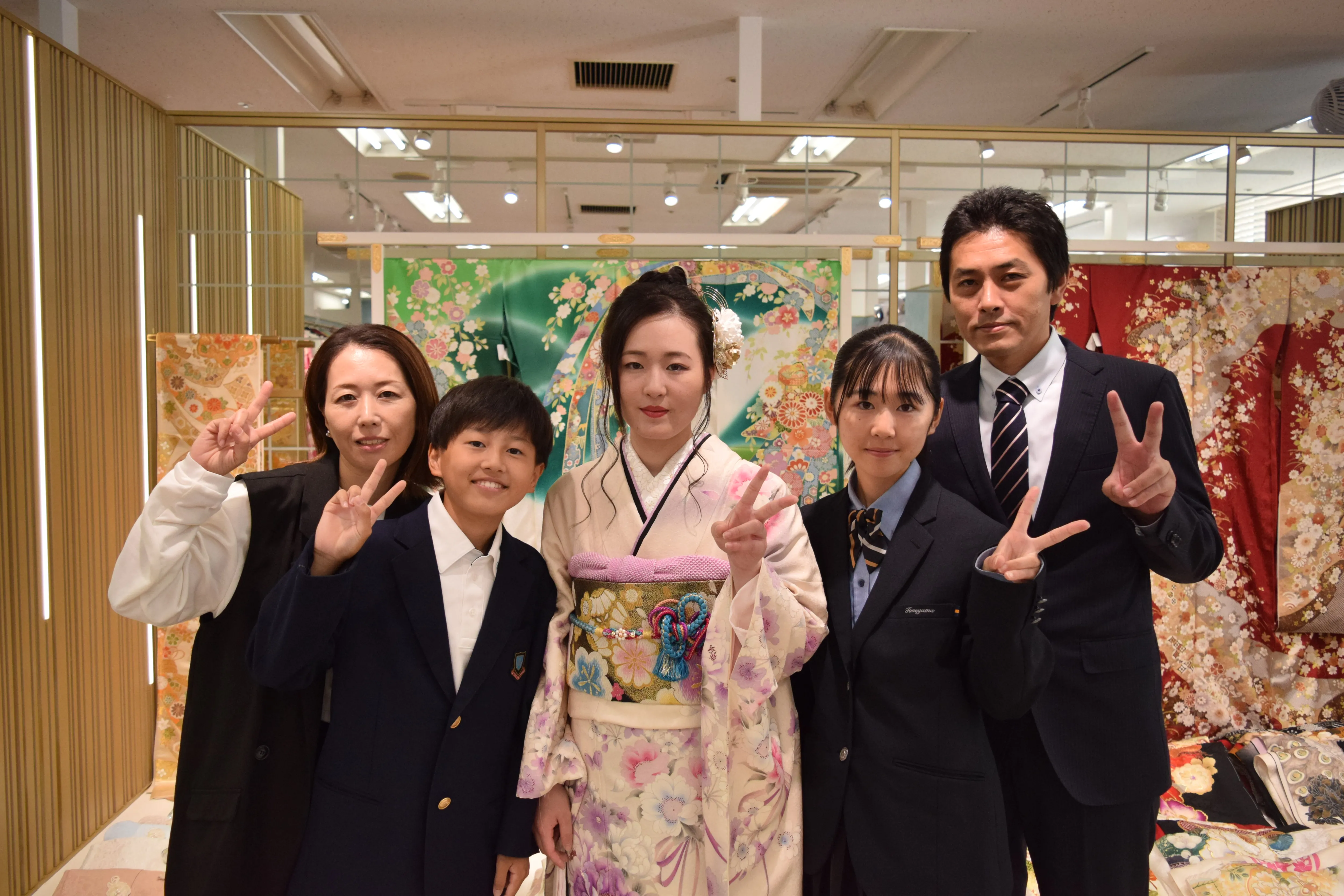 前撮り　振袖　撮影会　安カワ　紫　古典　