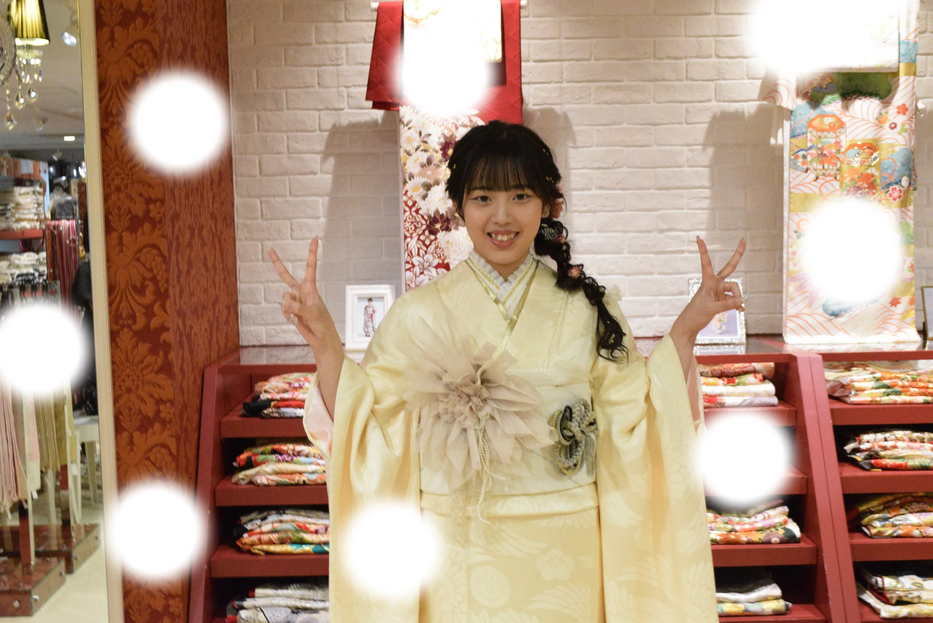 成人式　前撮り　梅田　袴　くすみカラー　かわいい　イマドキ　淡色　古典　タカゼン　撮影