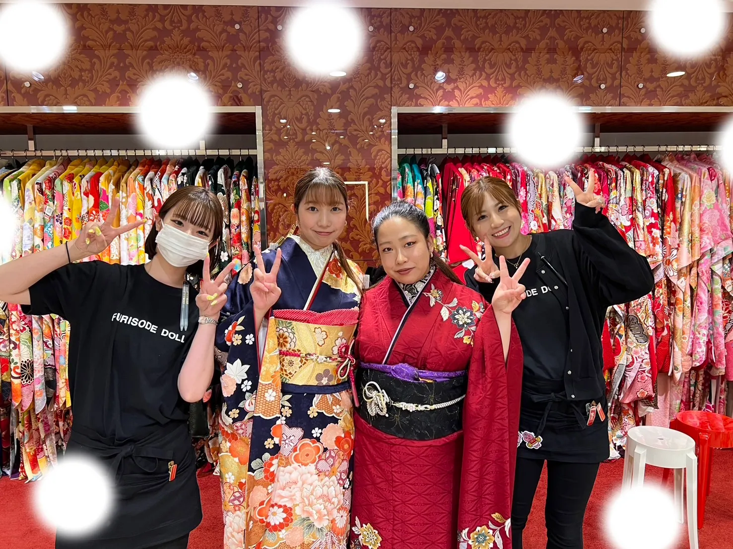 成人式　前撮り　梅田　袴　ヴィンテージスタイル　イマドキ　古典　タカゼン