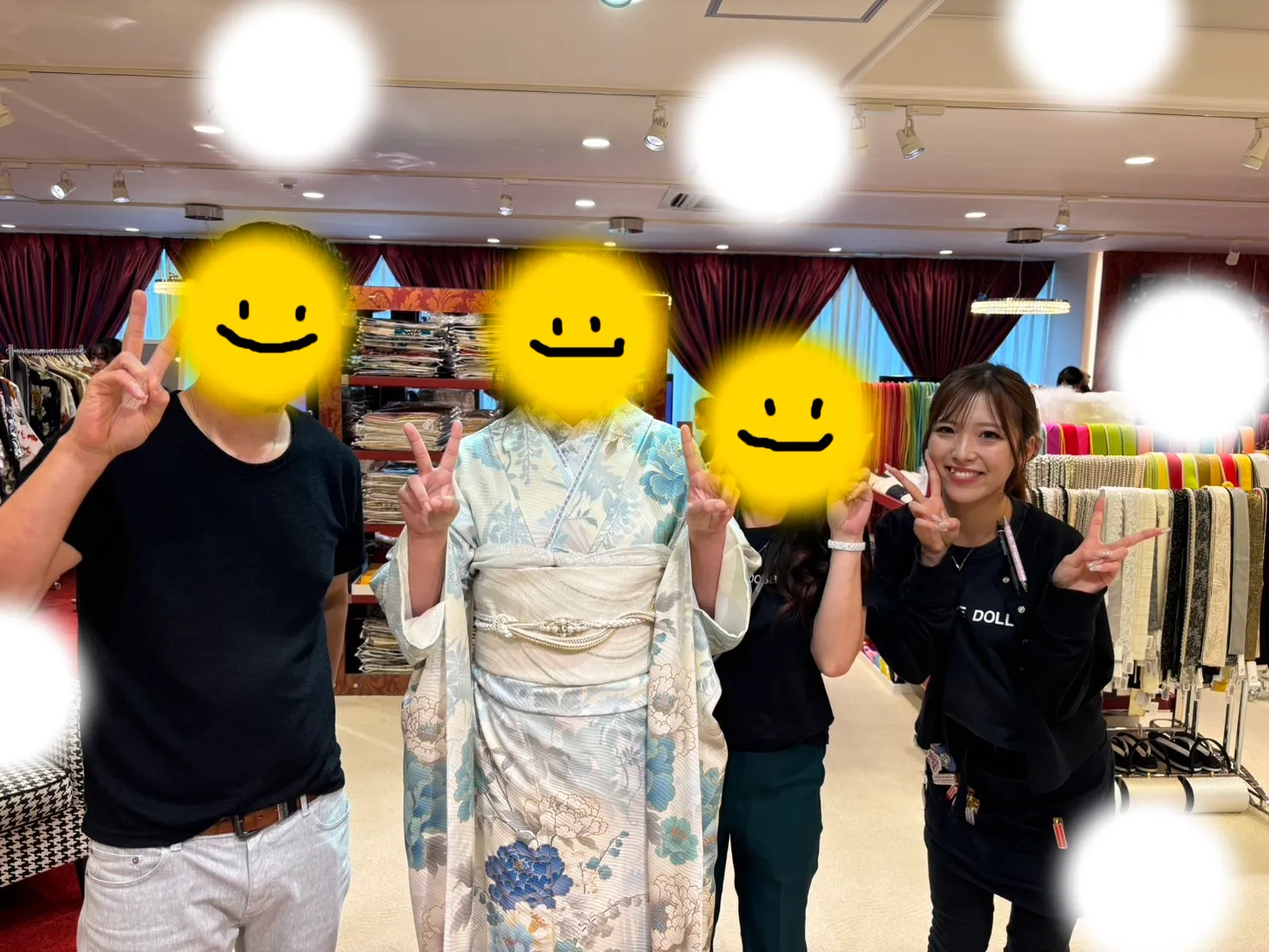 振袖レンタル　袴レンタル　くすみカラー　新作　イマドキ　白　キラキラ　前撮り撮影会　かわいい