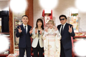 成人式　前撮り　梅田