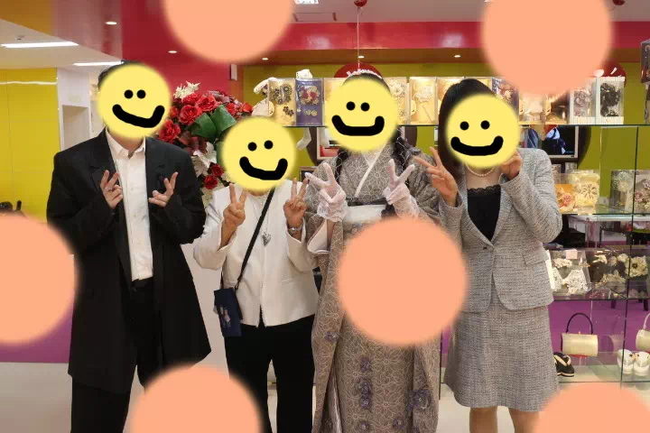 TAKAZEN神戸店　前撮り撮影会　イマドキ　カワイイ　コディネート　振袖　レンタル　ミニョン　立体花　