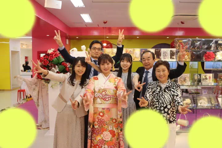 成人式　振袖　古典　　TAKAZEN神戸店　前撮り撮影会　イマドキ　カワイイ　コディネート　