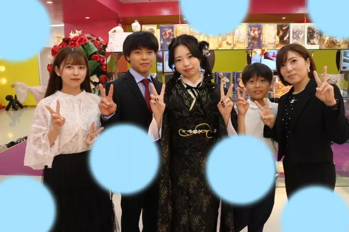 成人式　振袖　かっこいい　　　TAKAZEN神戸店　前撮り撮影会　イマドキ　カワイイ　コディネート　