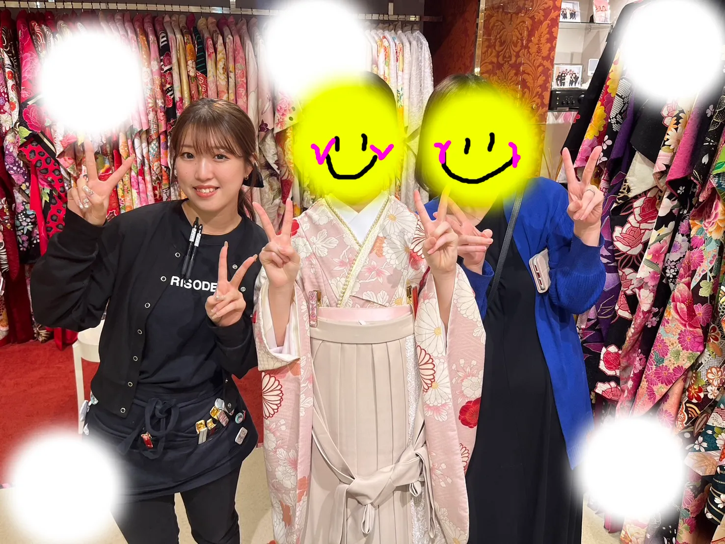 袴レンタル　振袖レンタル　くすみ　キラキラ　かわいい　梅田　大阪　安い　イマドキ　古典　くすみカラー　前撮り　ヴィンテージ　渋い