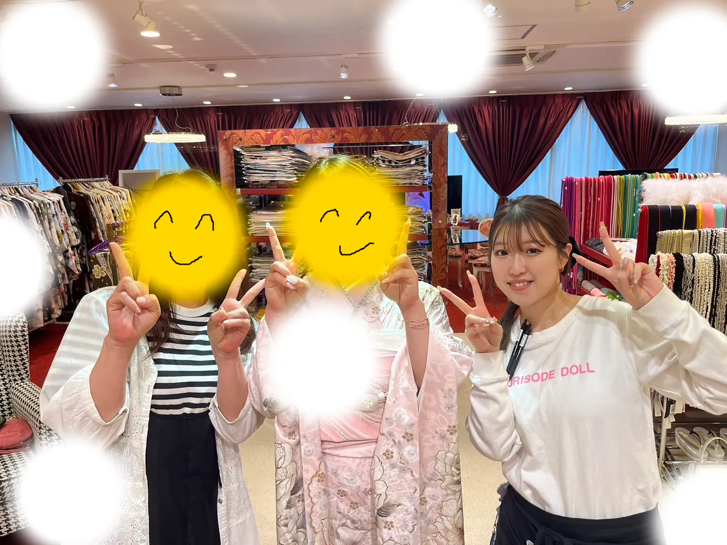 成人式　ピンク　振袖