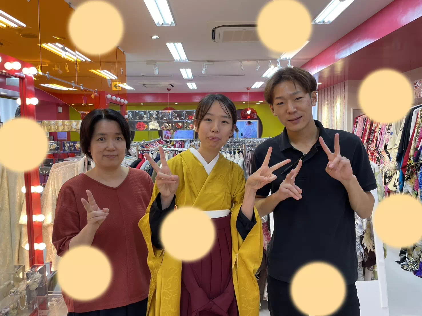 TAKAZEN神戸店　前撮り撮影会　イマドキ　カワイイ　コディネート　振袖　レンタル　袴　