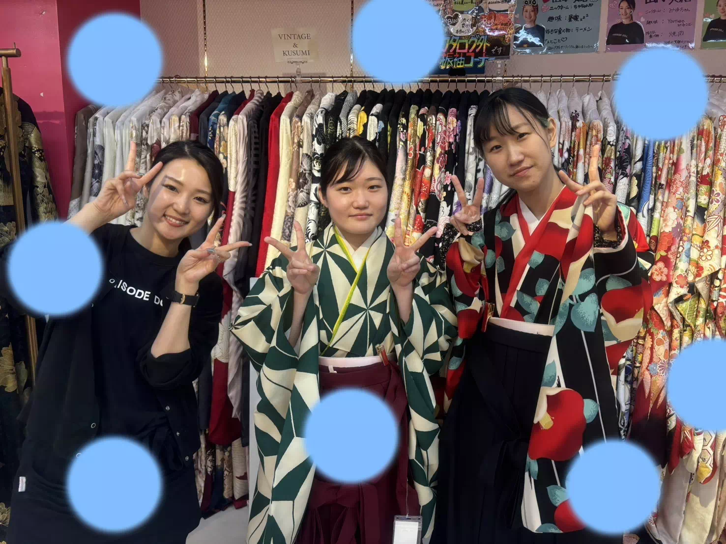 TAKAZEN神戸店　前撮り撮影会　イマドキ　カワイイ　コディネート　振袖　レンタル　袴　