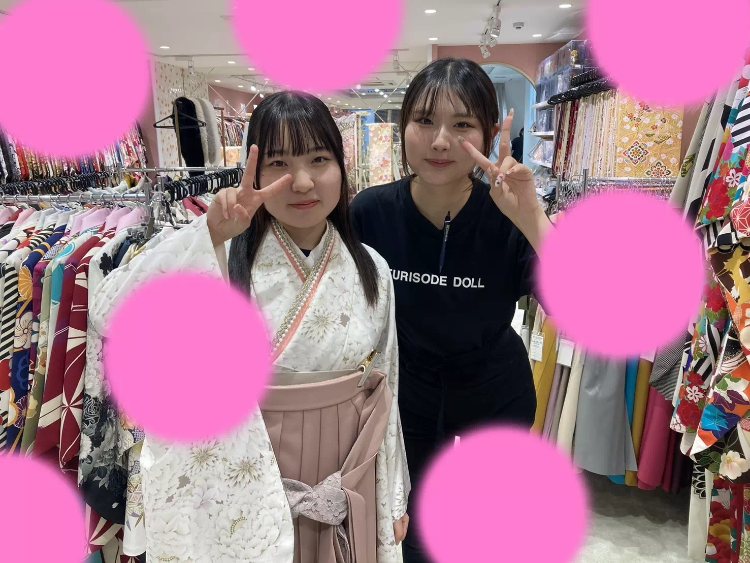 TAKAZEN姫路店　姫路市　成人式　卒業式　袴　振袖　イマドキ振袖　加古川市　高砂市　前撮り　くすみ系　ピンク
