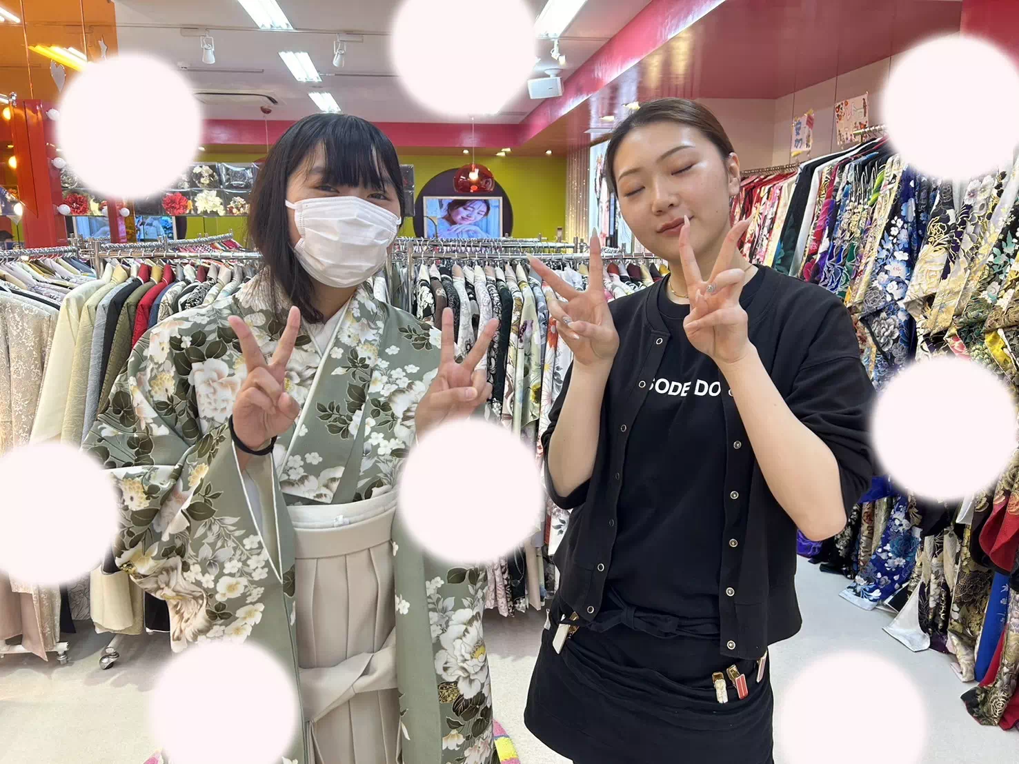 TAKAZEN 袴　レンタル　おしゃれ　イマドキ　くすみ　カワイイ