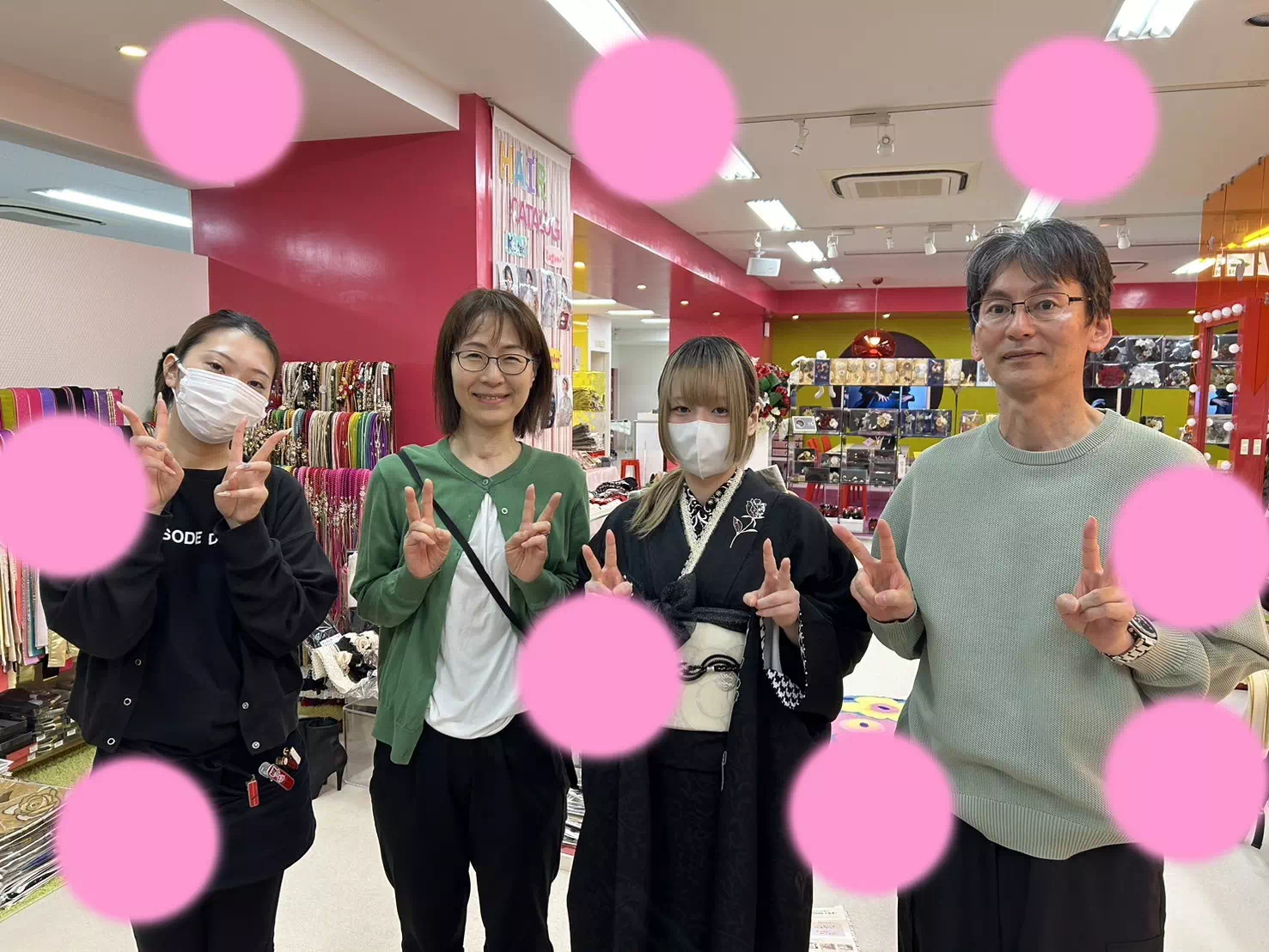 TAKAZEN神戸店　前撮り撮影会　イマドキ　カワイイ　コディネート　振袖　レンタル　袴　