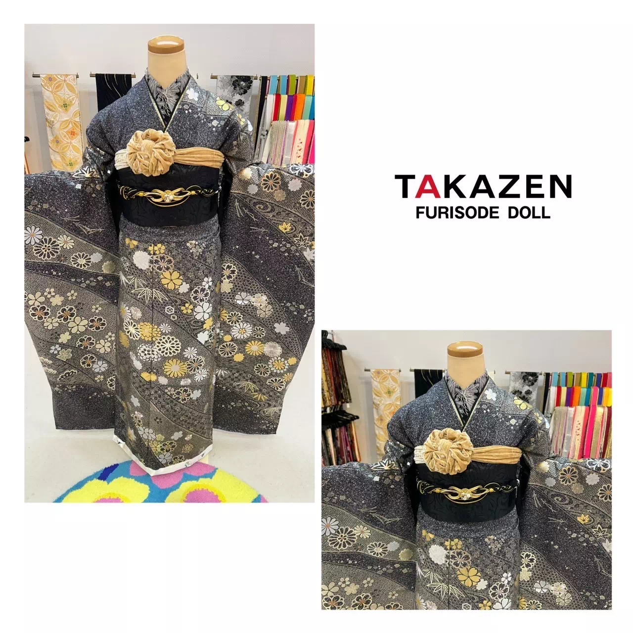 TAKAZEN神戸店　前撮り撮影会　イマドキ　カワイイ　コディネート　振袖　レンタル　袴　