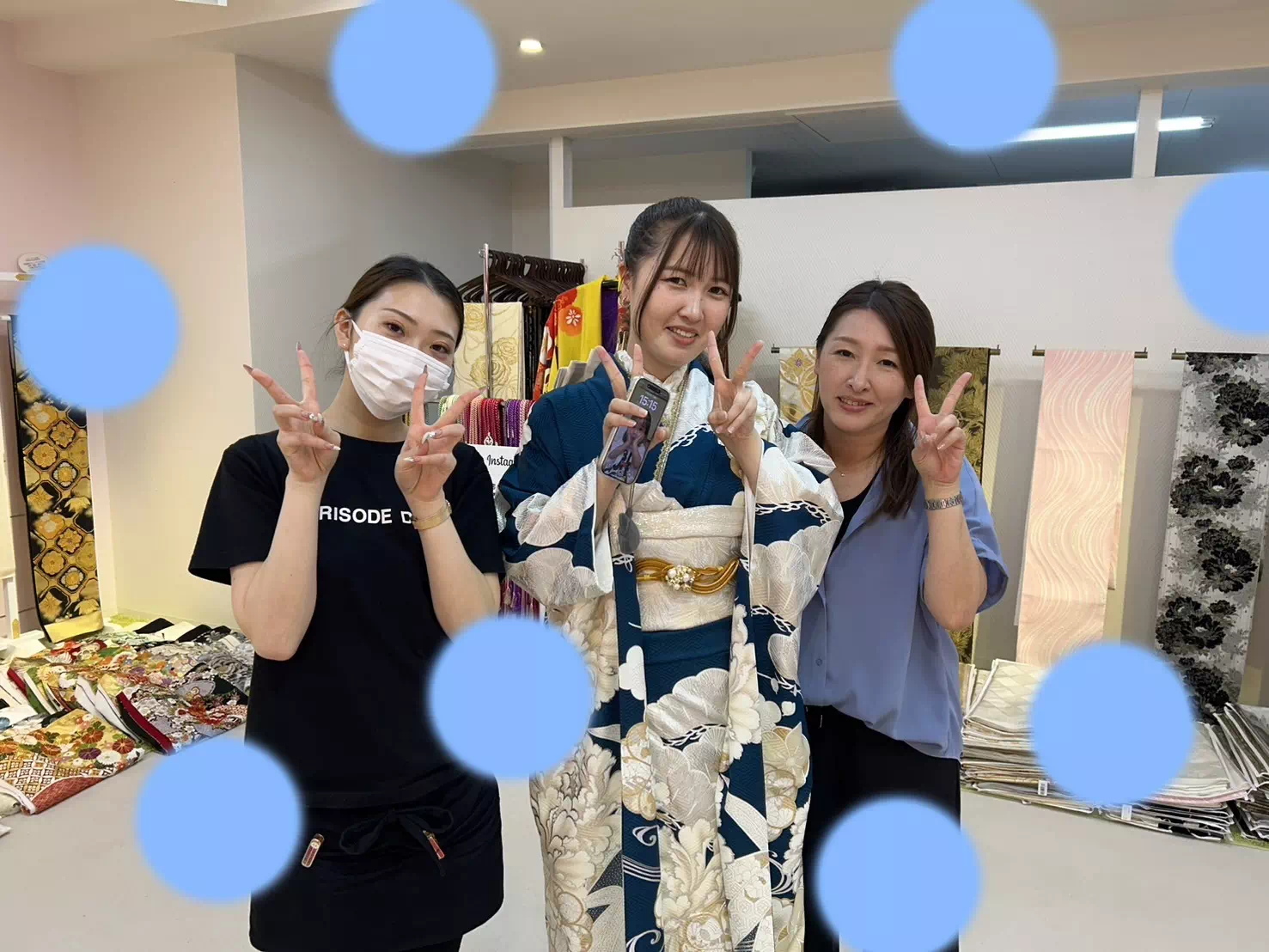 TAKAZEN神戸店　前撮り撮影会　イマドキ　カワイイ　コディネート　振袖　レンタル　袴　