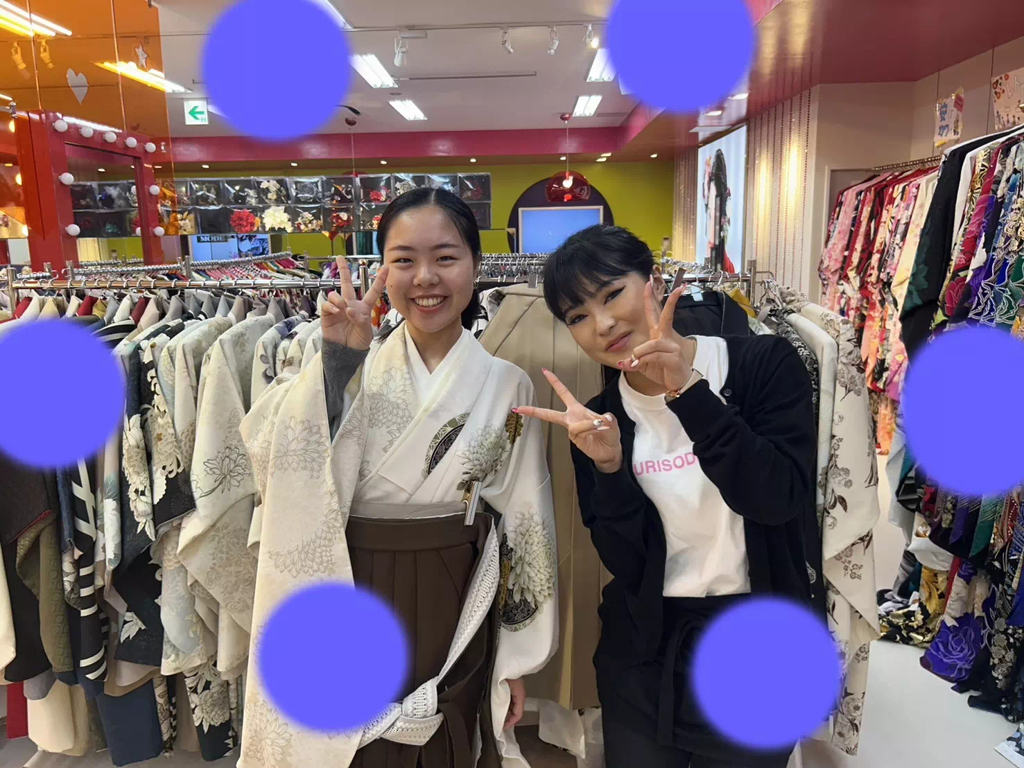 TAKAZEN神戸店　前撮り撮影会　イマドキ　カワイイ　コディネート　振袖　レンタル　袴　