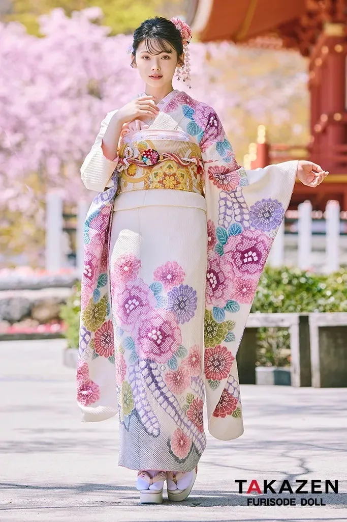 成人式　前撮り　梅田　袴　くすみカラー　かわいい　イマドキ　淡色　古典　タカゼン　撮影