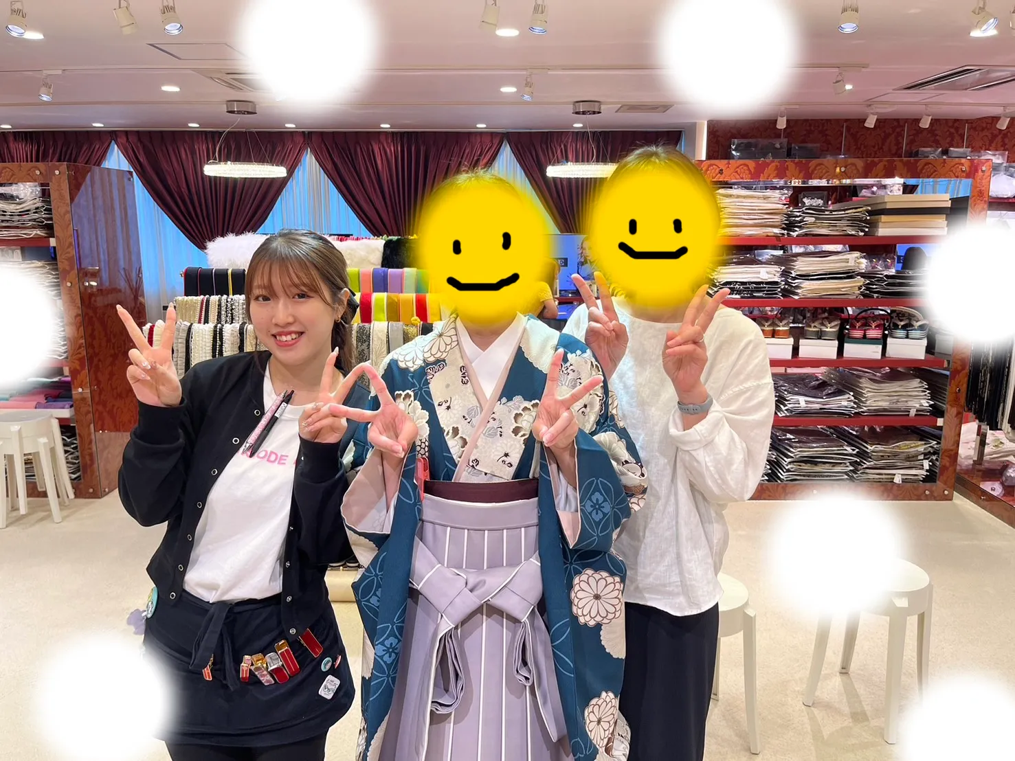 振袖レンタル　袴レンタル　くすみカラー　新作　イマドキ　白　キラキラ　前撮り撮影会　かわいい