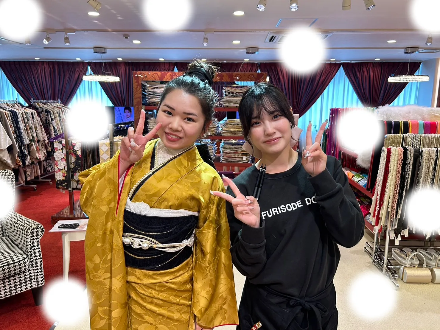成人式　前撮り　梅田　袴　くすみカラー　かわいい　イマドキ　淡色　古典　タカゼン　撮影