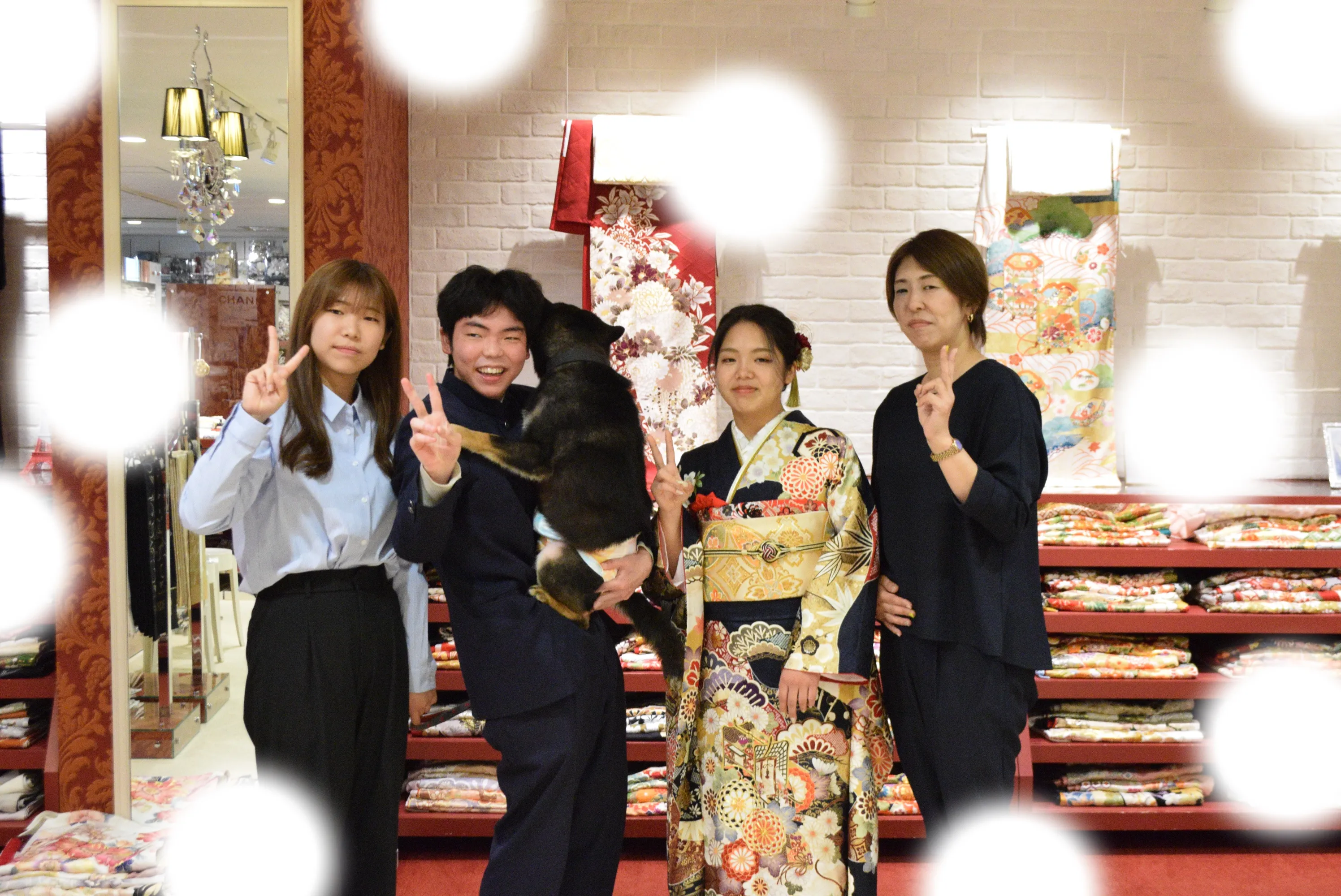 成人式　前撮り　梅田　袴　くすみカラー　かわいい　イマドキ　淡色　古典　タカゼン　撮影